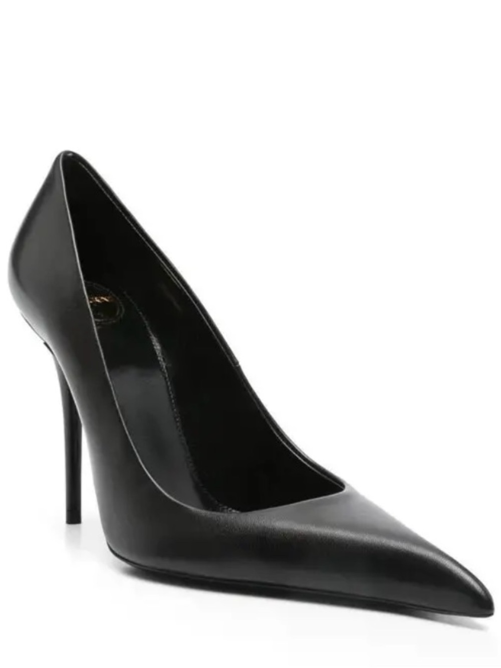 SAINT LAURENT Classic Women's Pointed Toe High Heel Pumps in Black - Picture 12 of 17